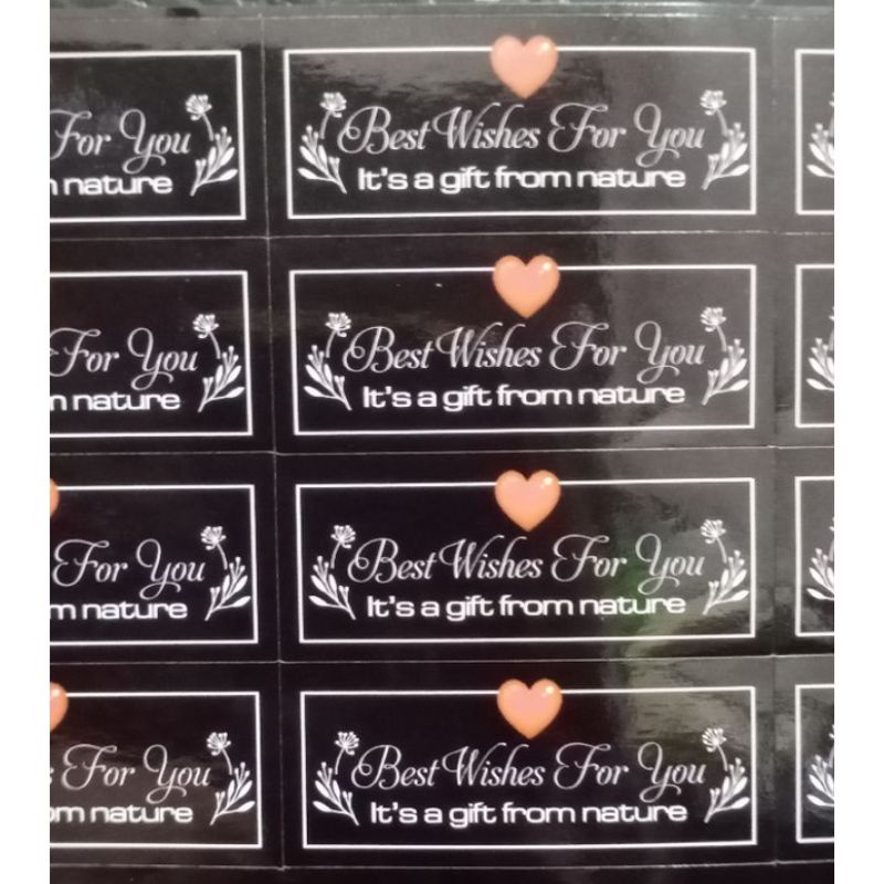 Tem dán hoa- tấm cán sẵn chỉ bóc dán