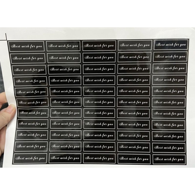 Tem dán hoa- tấm cán sẵn chỉ bóc dán