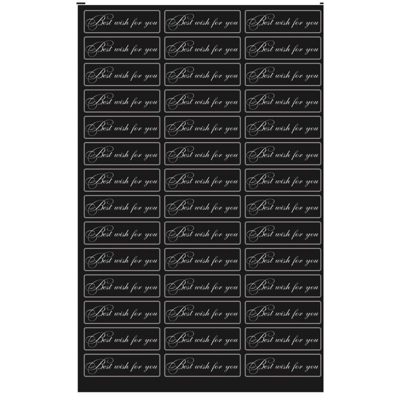 Tem dán hoa- tấm cán sẵn chỉ bóc dán