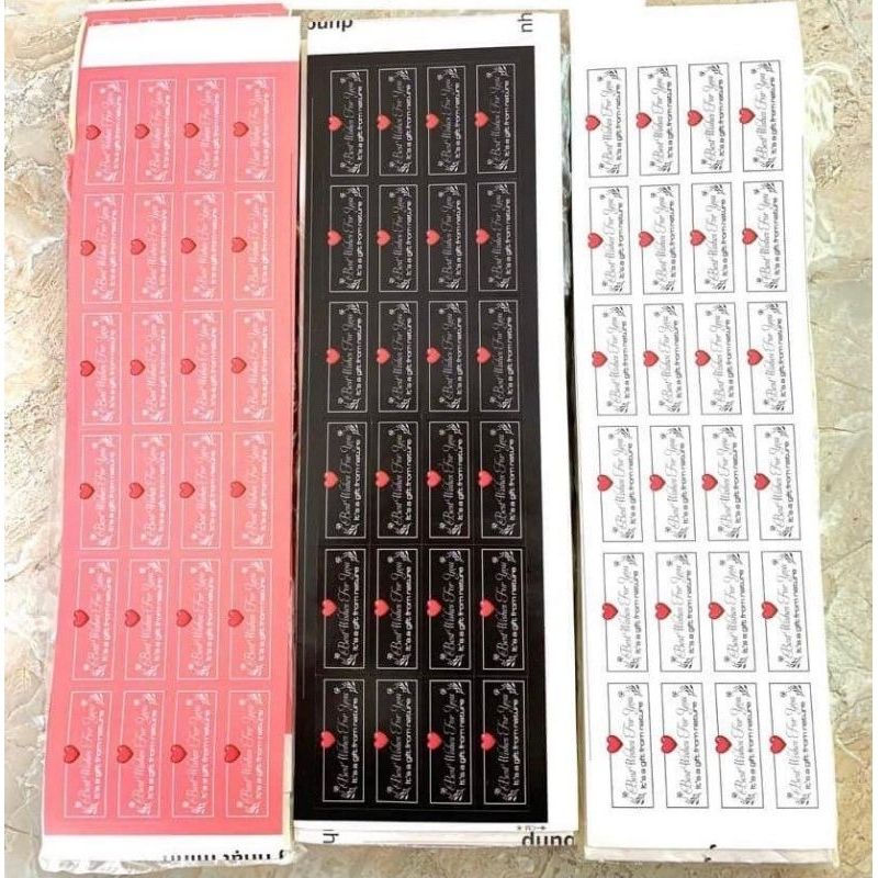 Tem dán hoa- tấm cán sẵn chỉ bóc dán