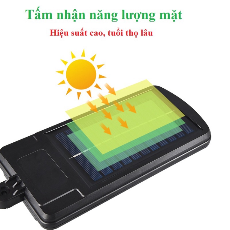Đèn tích điện hồng ngoại siêu sáng - LED 6 Bóng COB có Điều Khiển, Chống Trộm (cảm lay chuyển động)