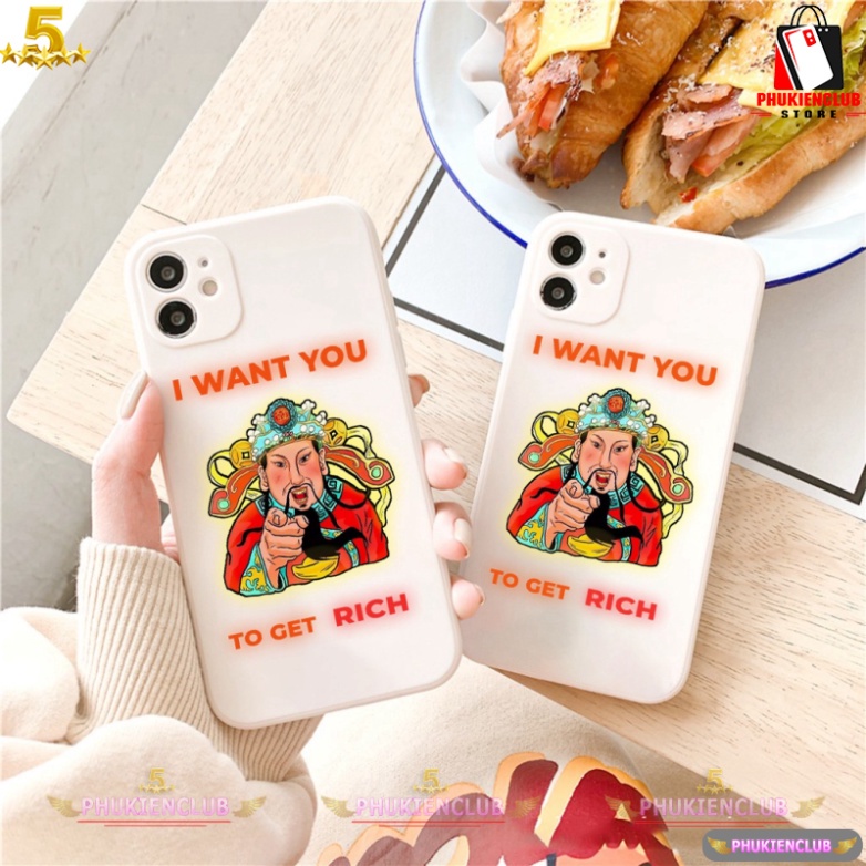Ốp lưng iphone 6/ 7/ 8 Plus/ SE2/ X/ XR/ XSMAX/ 11/ 12/ 13/14 PRO/ PROMAX băng nhựa in hình Ông Thần Tài ĐẸP 789