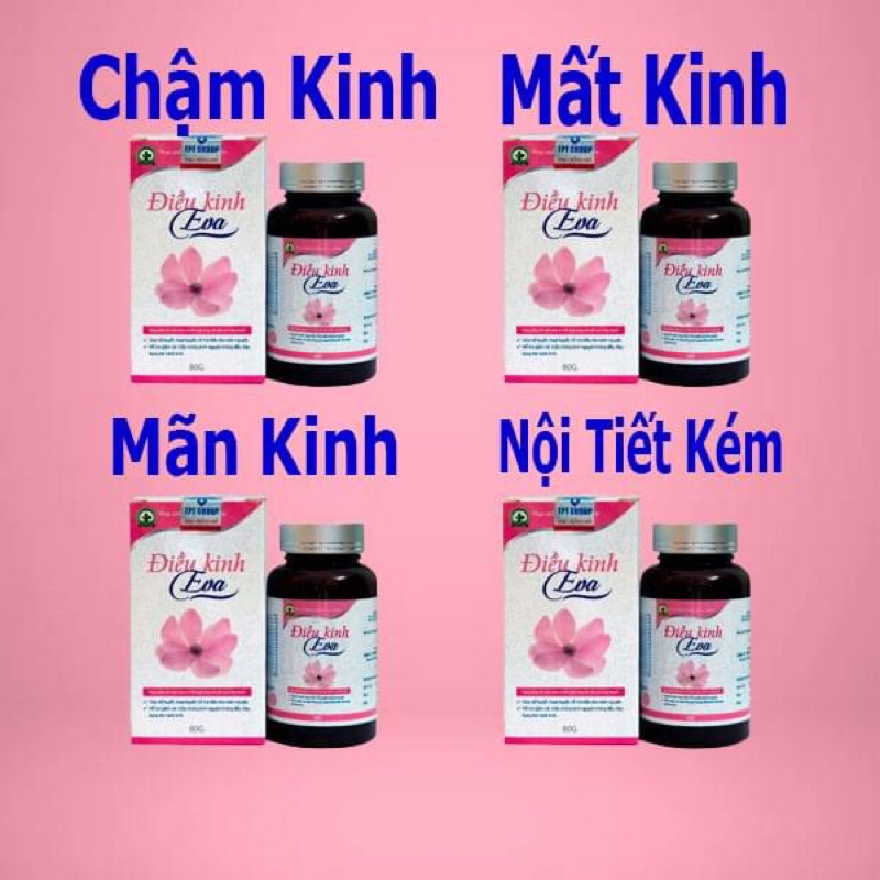 Điều Kinh EVA - Hỗ Trợ Điều Hòa Kinh Nguyệt - Hộp 80g viên hoàn