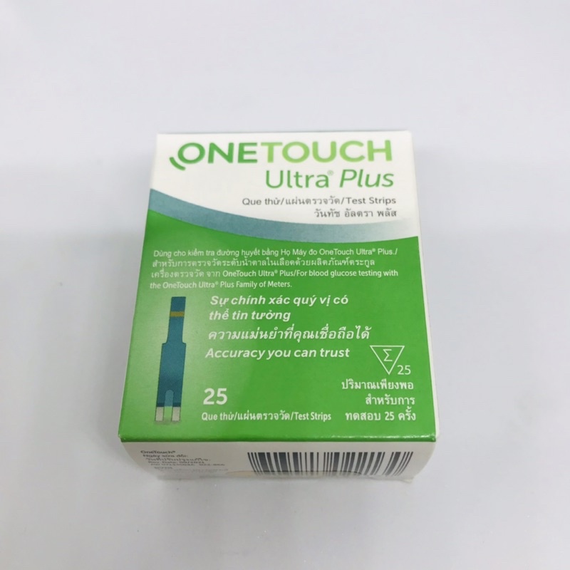 Que thử đường huyết Onetouch Ultra Plus 25 que