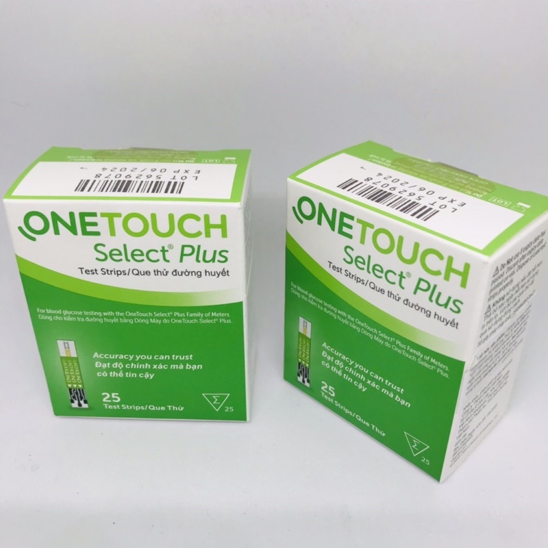 Que thử đường huyết Onetouch Ultra Plus 25 que