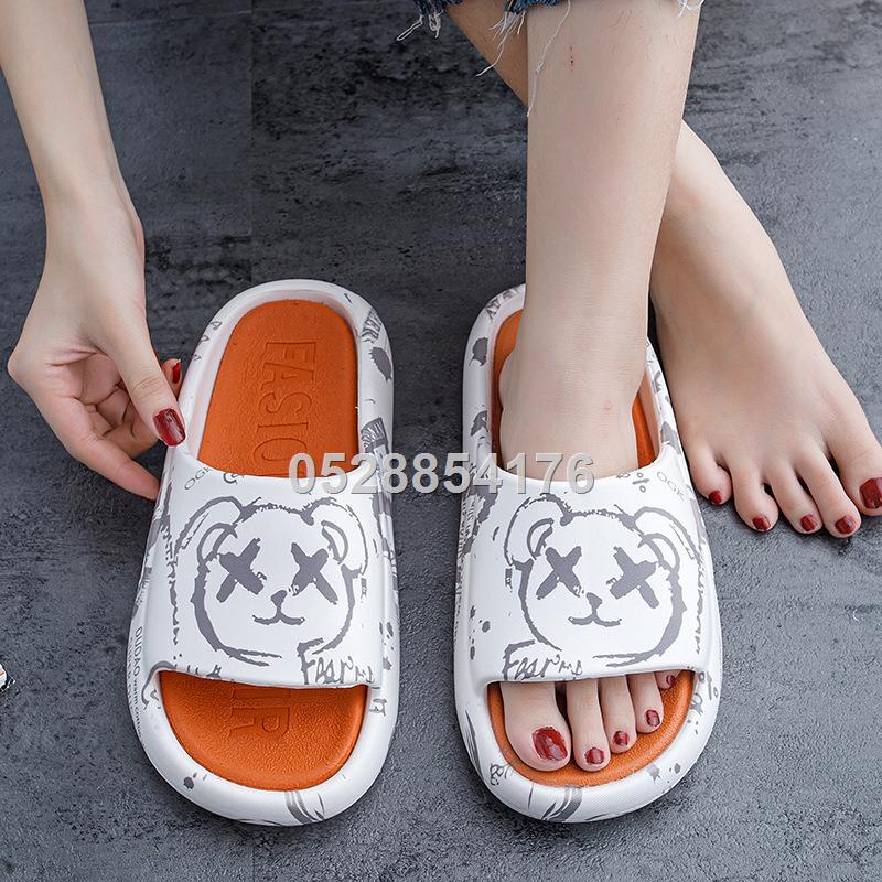 ☸◘✐Cặp đôi mới mang dép đi trong nhà nữ thời trang mùa hè trong nhà phòng tắm đi biển ngoài trời dép nam bán bu