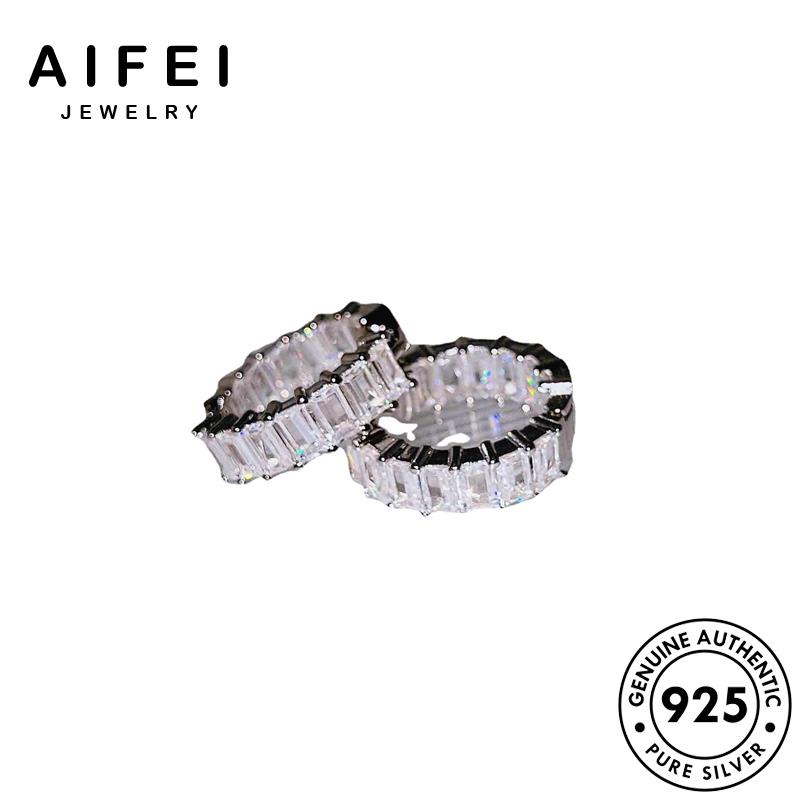 AIFEI JEWELRY tròn phụ kiện kim moissanite nguyên khuyên thật hàn cương quốc thời tai Thời vành bạc bông bản trang 925 nữ tua xỏ sức tròn vàng E994