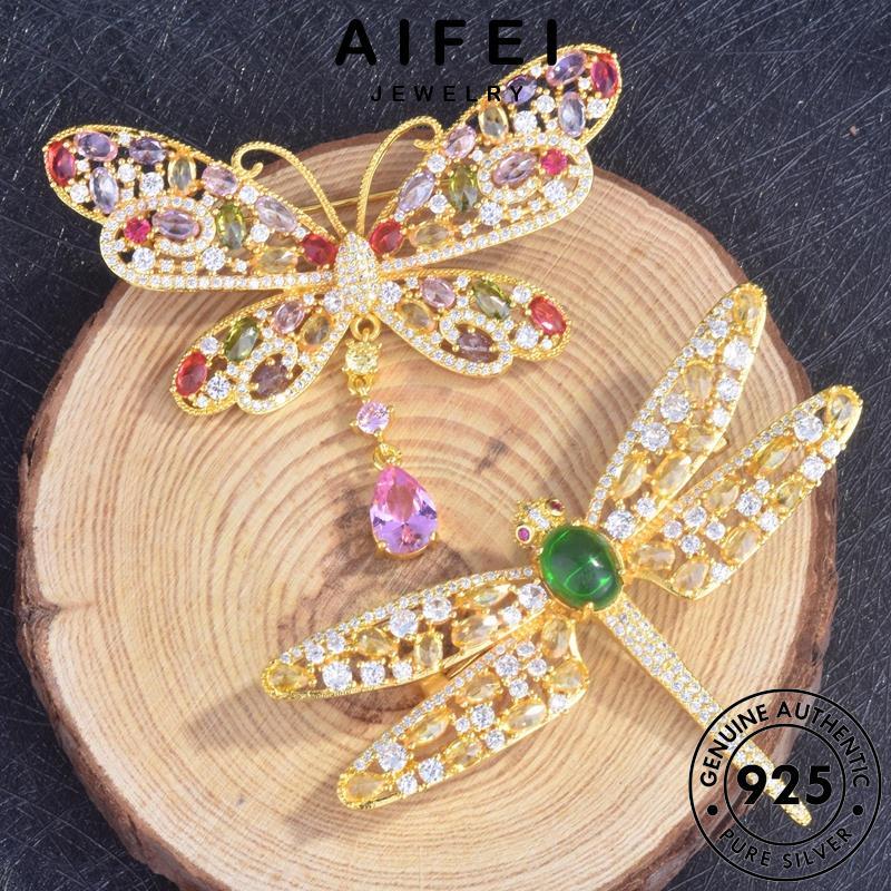 AIFEI JEWELRY cương bạc bông moissanite nữ kiện thời bươm quốc bản vàng 925 trang thật phụ tròn kim Thời sức tua bướm nguyên tai khuyên vành xỏ hàn E1050