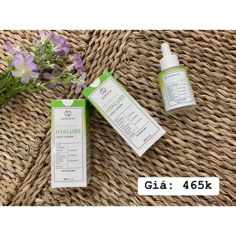 Serum HAB5 Skinsolve HyaluB5 Cấp Ẩm, Phục Hồi Da