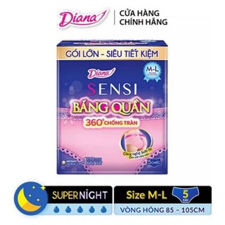 Hỏa tốc hà nội băng vệ sinh dạng quần diana m-l 5 miếng