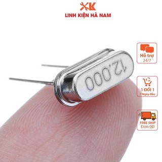 Thạch anh 12mhz 49s dip , thạch anh sắt 2 chân cắm hc-49s dip 12mhz linh kiện ic
