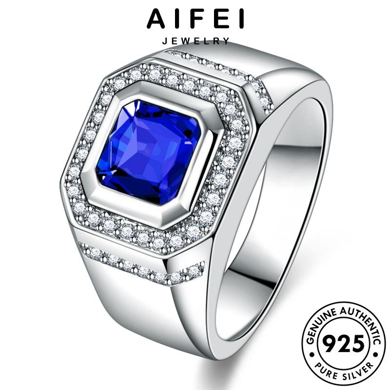 Nhẫn Bạc 925 R272 Đính Ngọc Lục Bảo Hình Vuông Sáng Tạo