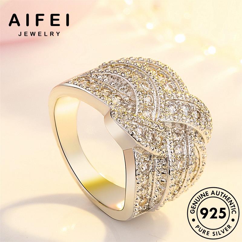 Nhẫn Bạc 925 Dạng Xoắn Đính Đá Sang Trọng R349