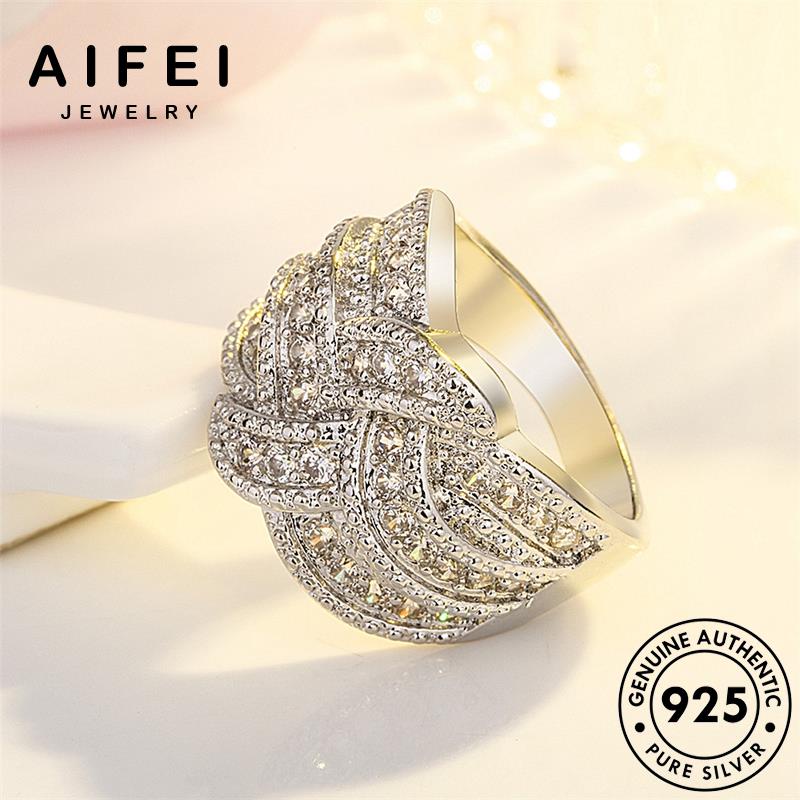 Nhẫn Bạc 925 Dạng Xoắn Đính Đá Sang Trọng R349