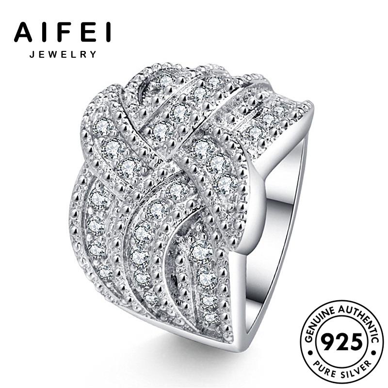 Nhẫn Bạc 925 Dạng Xoắn Đính Đá Sang Trọng R349