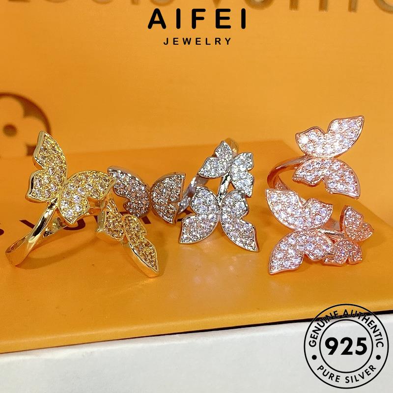 Nhẫn Bạc 925 Mặt Hình Bướm Đính Đá Thời Trang Cho Nữ R504