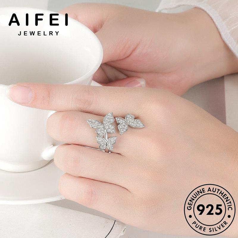 Nhẫn Bạc 925 Mặt Hình Bướm Đính Đá Thời Trang Cho Nữ R504