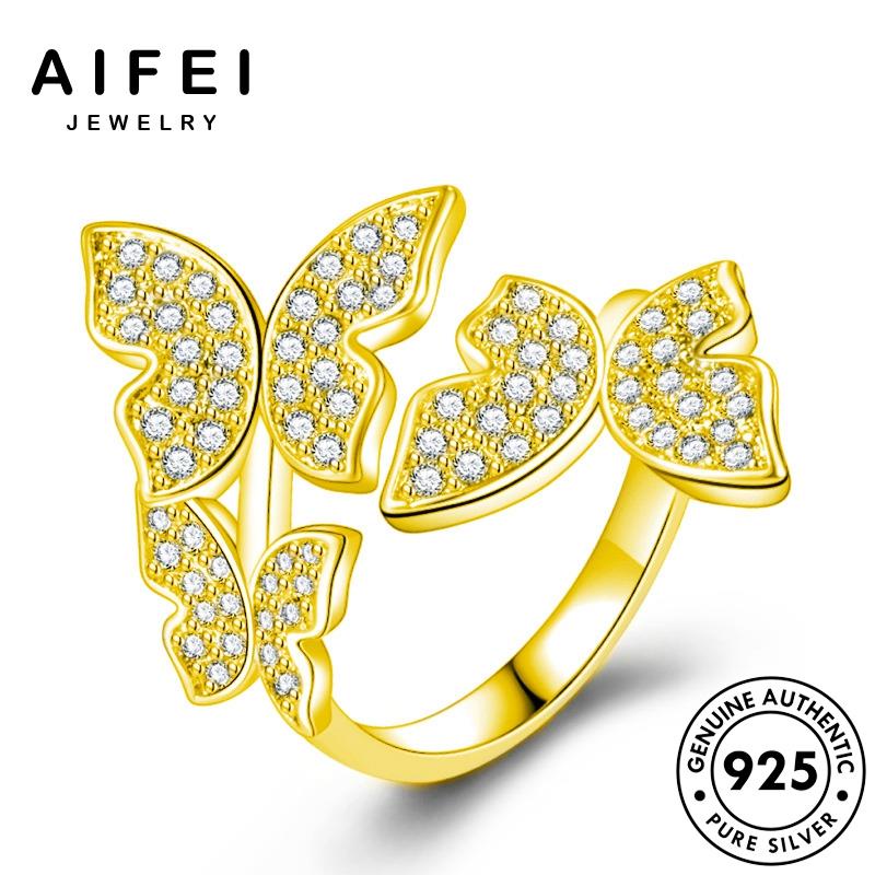Nhẫn Bạc 925 Mặt Hình Bướm Đính Đá Thời Trang Cho Nữ R504