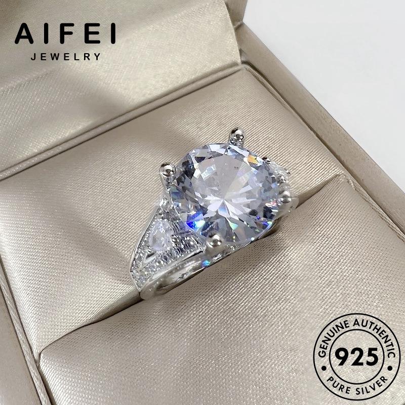 AIFEI JEWELRY sức khí moissanite hàn nguyên thật vòng trang kim kiện phụ bản nữ nhẫn quốc cương bạc vàng thời 925 tính R826