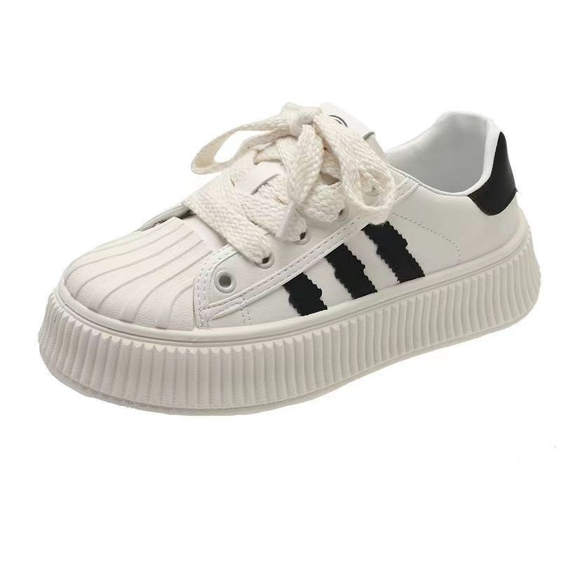 Giày Thể Thao Đế Dày Màu Trắng Thời Trang Mùa Hè Cho Nữ