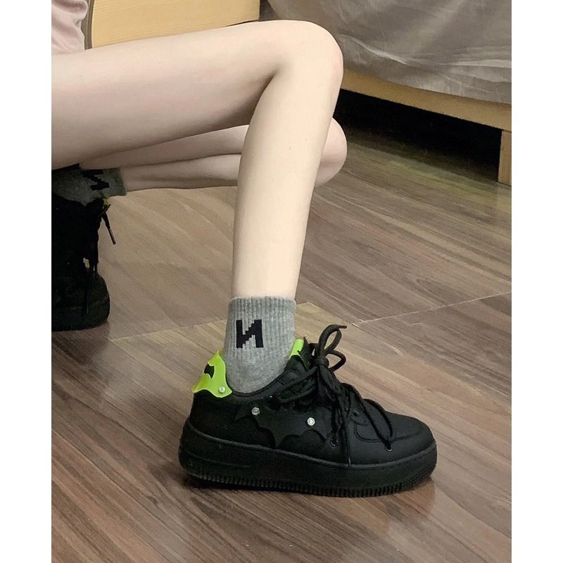 Giày Thể Thao Màu Đen Siêu Nhẹ Thời Trang Mùa Hè Cho Nữ