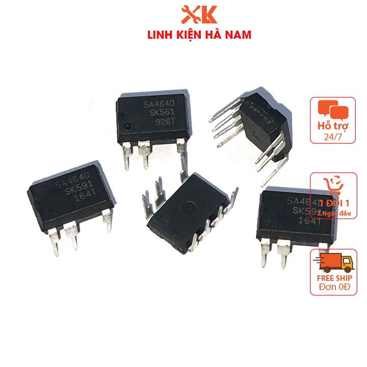5A464D STR5A464 5A464D 5A464 DIP-7 IC Nguồn Máy Giặt LG Mới Chính Hãng Sanken 100% Shop Linh Kiện IC