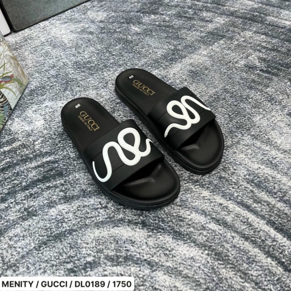 Dép Nam nam, nữ quai ngang đúc hình rắn, đế cao su chống trơn trượt, cao cấp, mẫu mới nhất hot trend 2023