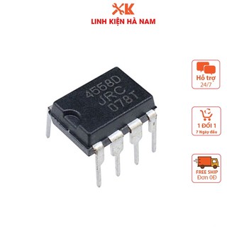 [combo 6 Con] Chíp IC 4558D DIP8 mới