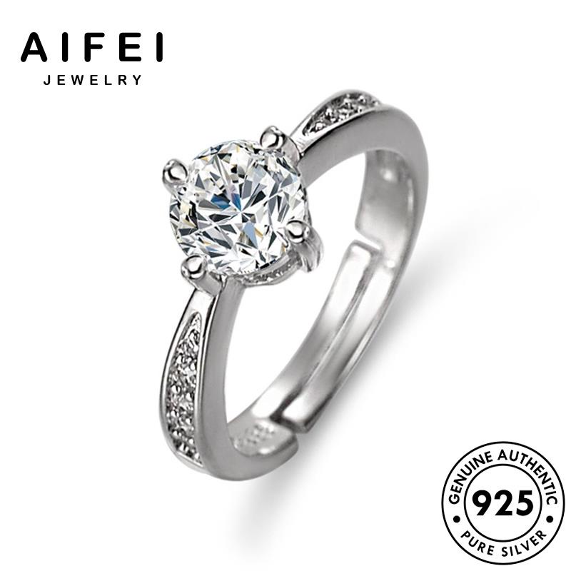 AIFEI JEWELRY trang moissanite móng hàn nhẫn tình kim bản bạc yêu nguyên 925 thật kiện quốc bốn sức nữ cương phụ giản đơn thời R420