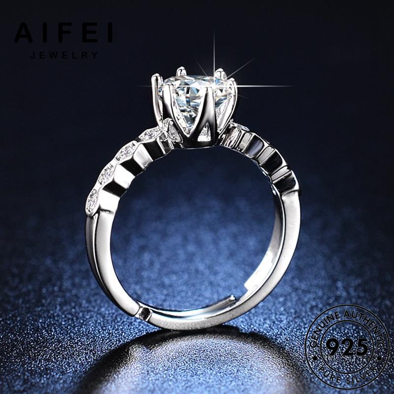 AIFEI JEWELRY hàn kim quốc nữ bản phụ sáng nguyên trang nhẫn cương tổ tạo bạc thời thật 925 moissanite sức kiện ong R410