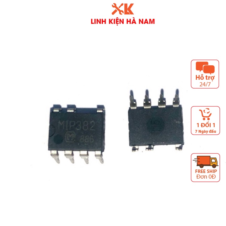 IC Nguồn MIP382 382 DIP-7 ic nguồn máy giặt, điều hòa mới chính hãng Panasonic