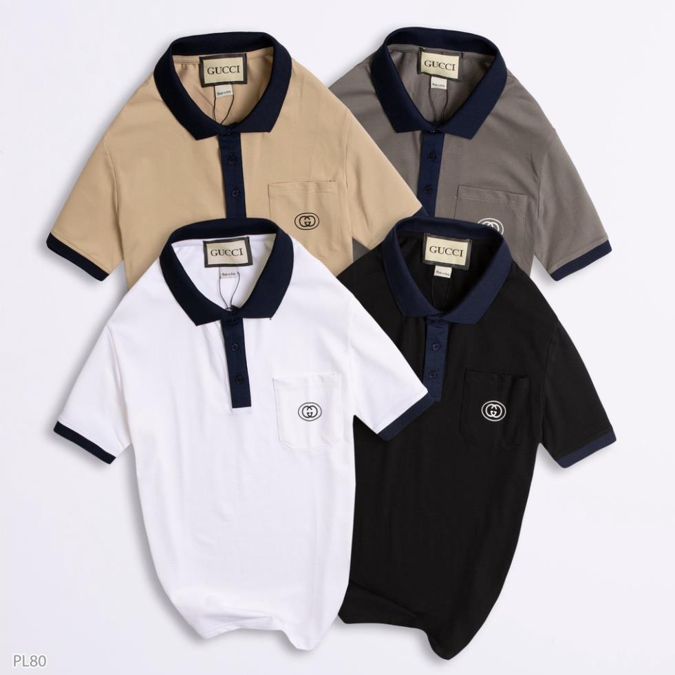 SPM12 Áo Polo nam G.u.c.c.i (PL80) Cá sấu cotton 4 chiều - Áo nam VNXK