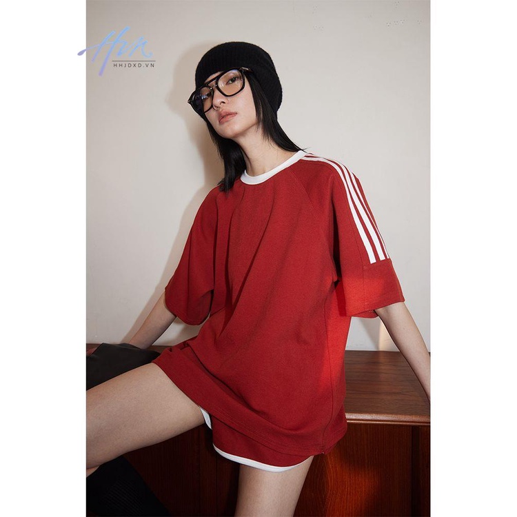 Bộ Đồ Thể Thao Áo Thun Cotton + Quần Short Dáng Rộng Phong Cách Thời Trang Đường Phố Mỹ Hàng Mới 2023