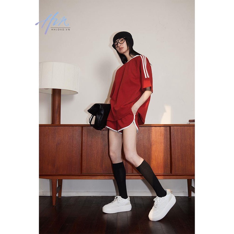 Bộ Đồ Thể Thao Áo Thun Cotton + Quần Short Dáng Rộng Phong Cách Thời Trang Đường Phố Mỹ Hàng Mới 2023