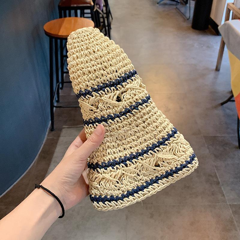 Nón Tai Bèo Đan Cói Vành Rộng Che Nắng Kiểu Hàn Quốc Thời Trang Mùa Hè