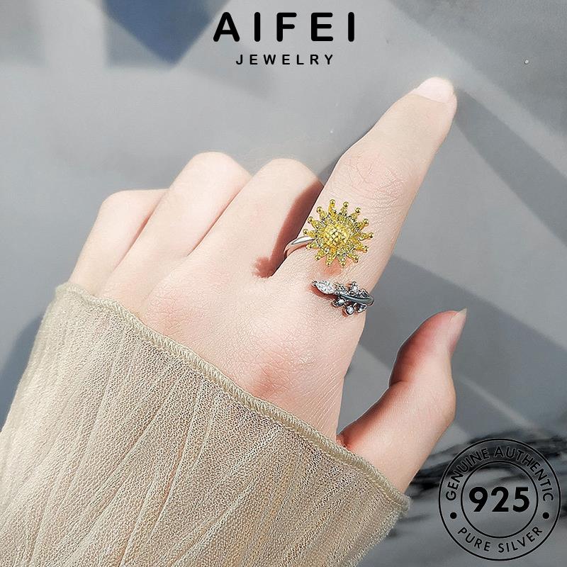 AIFEI JEWELRY nhân sức trang bạc kiện nhẫn cá nữ cương bản moissanite kim vàng quốc 925 nguyên phụ dương hàn thật thời hướng R110