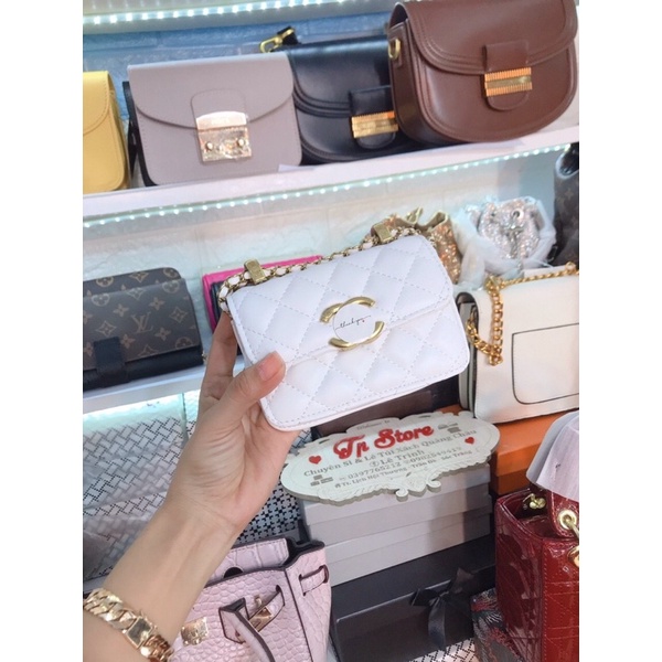 Túi đeo chéo mini chờ neo k hộp size 15cm