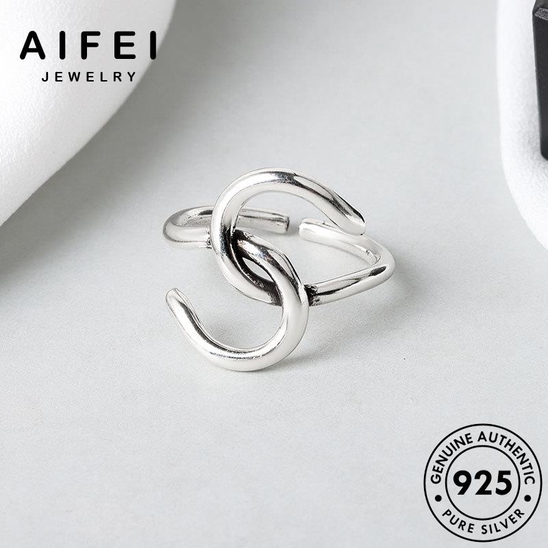 AIFEI JEWELRY dòng nữ 925 tạo bạc phụ thật sức nhẫn nguyên hàn kiện sáng quốc trang thời bản R241