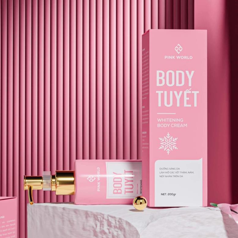 kem Body chống nắng, dưỡng ẩm trắng da toàn thân Pink Queen