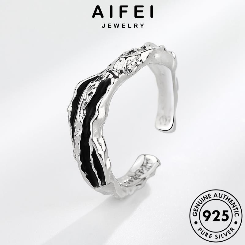AIFEI JEWELRY tính cách phụ hình bạc kiện thời nguyên sức quốc học nhẫn trang thật 925 bản nữ hàn R309
