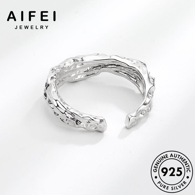 AIFEI JEWELRY tính cách phụ hình bạc kiện thời nguyên sức quốc học nhẫn trang thật 925 bản nữ hàn R309