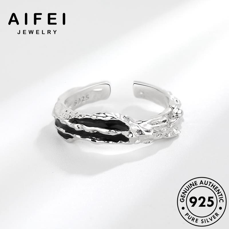 AIFEI JEWELRY tính cách phụ hình bạc kiện thời nguyên sức quốc học nhẫn trang thật 925 bản nữ hàn R309
