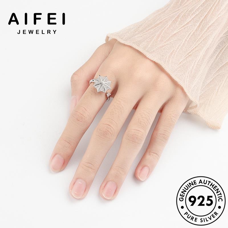 AIFEI JEWELRY dù thời thật trang cương nhẫn kiện 925 bạc ô sức thời moissanite quốc hàn phụ kim trang nữ bản nguyên R372