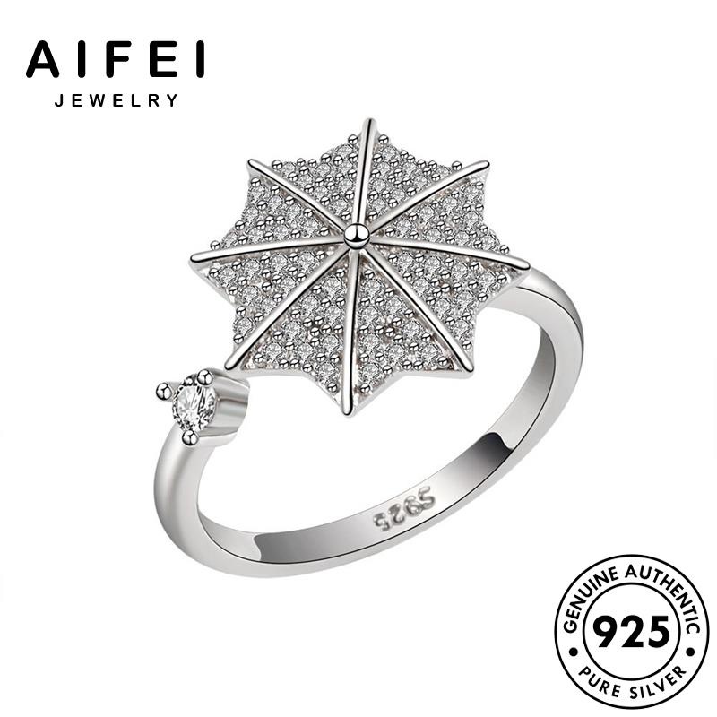 AIFEI JEWELRY dù thời thật trang cương nhẫn kiện 925 bạc ô sức thời moissanite quốc hàn phụ kim trang nữ bản nguyên R372