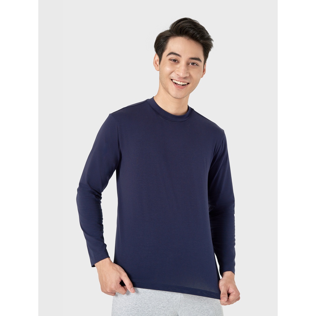 Áo body nam CANIFA cổ 3 phân dáng ôm màu xanh nâu đen rêu 8IT22W002
