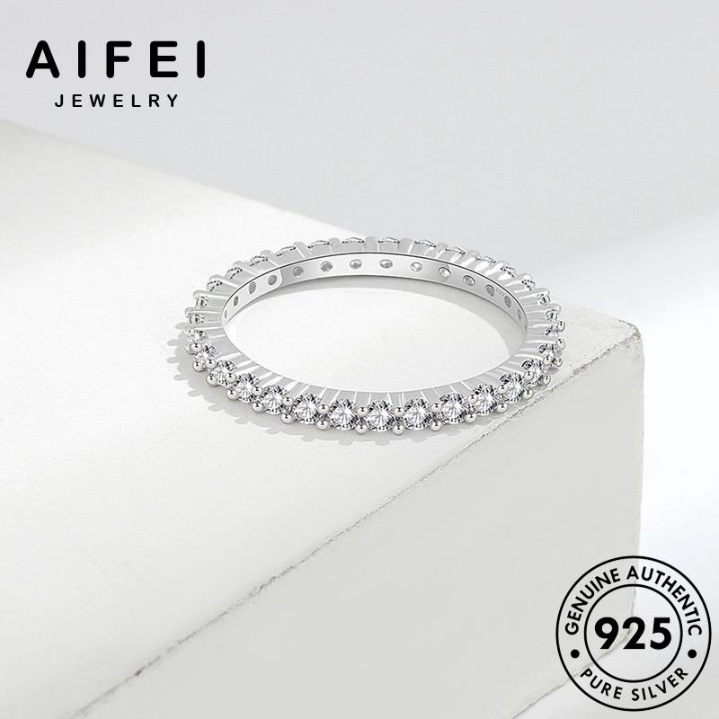 AIFEI JEWELRY cách sức bạc nhẫn cương nữ 925 kiện phụ bản thời quốc moissanite kim trang nguyên hàn thật nhân R452