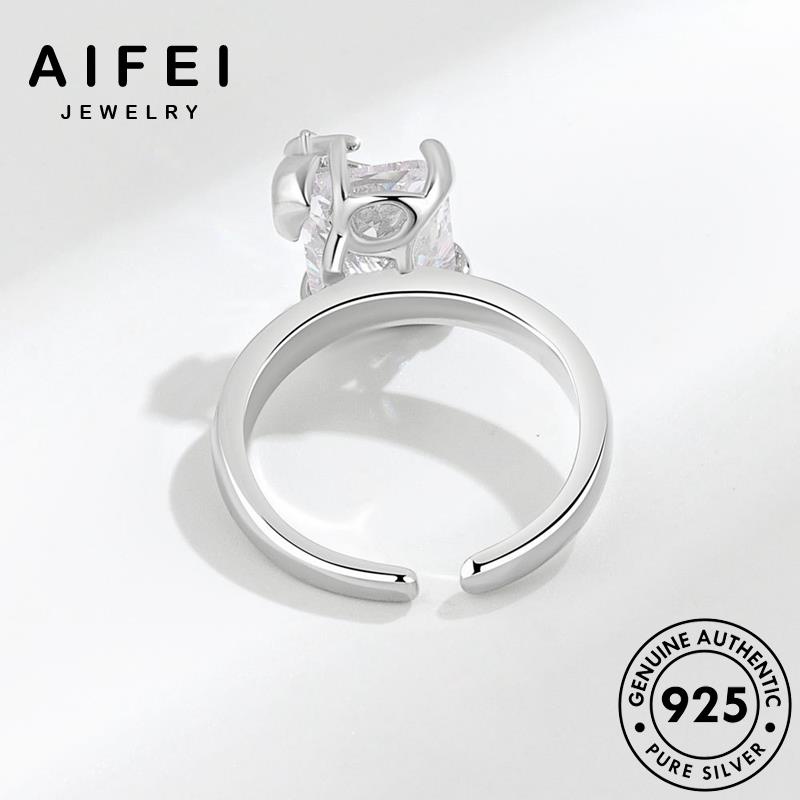 AIFEI JEWELRY bản thiên bạc 925 kiện nguyên phụ nhẫn quốc sức kim cương cổ nữ trang văn điển thời moissanite thật hàn R462