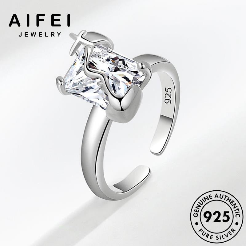 AIFEI JEWELRY bản thiên bạc 925 kiện nguyên phụ nhẫn quốc sức kim cương cổ nữ trang văn điển thời moissanite thật hàn R462