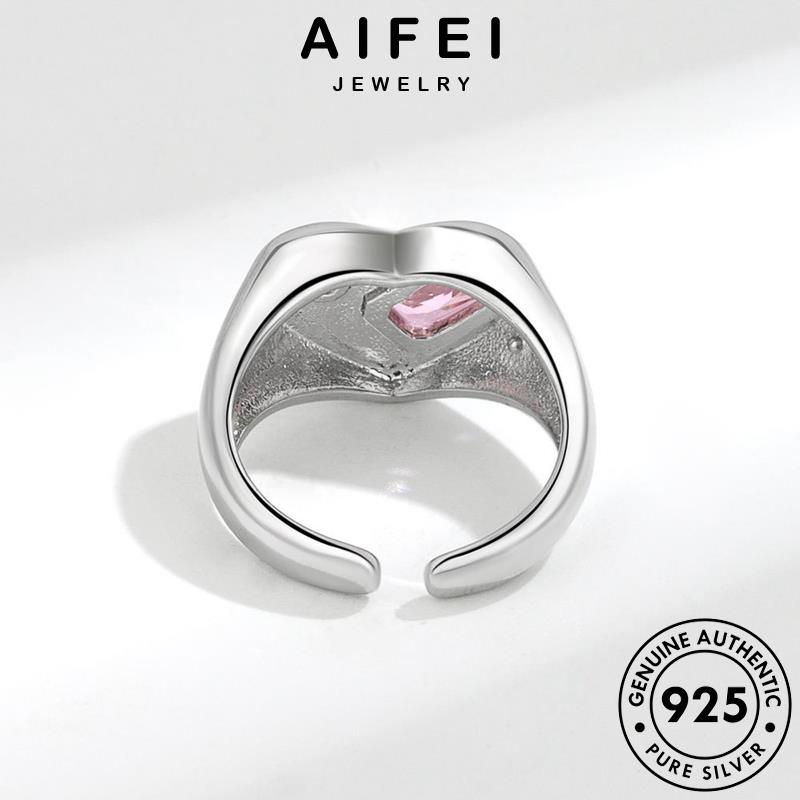 AIFEI JEWELRY nữ cổ hàn ngôi cương điển hồng sức 925 quốc bạc kim nhẫn thể tinh thật nguyên sao kiện bản trang thời phụ R465