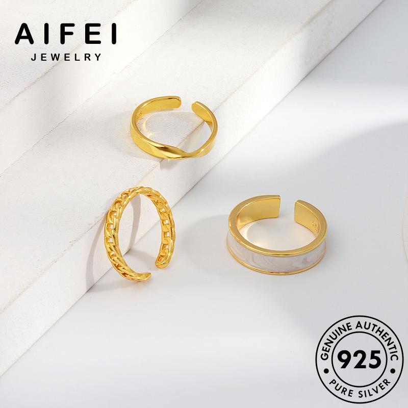 AIFEI JEWELRY trang 925 nhẫn trang vàng nữ sức kiện thời thời hàn quốc phụ thật bạc bản nguyên R472